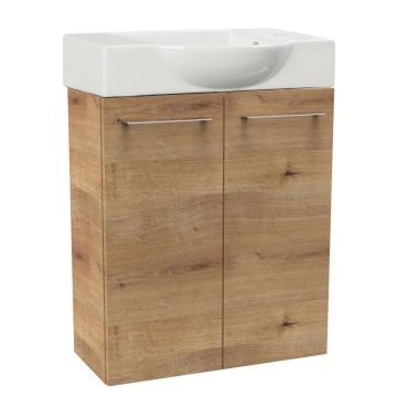 Fackelmann Gästebad Waschtisch mit Unterschrank Set 15