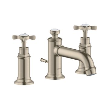 Axor Montreux Waschtischarmatur 30 Kreuzgriffe Zugstangen-Ablaufgarnitu