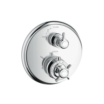 Axor Montreux Thermostat Unterputz mit Kreuzgriff und Absperrventil