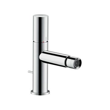 Axor Uno Bidetarmatur mit Zerogriff und Zugstangen-Ablaufgarnitur