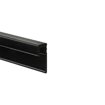 HSK RenoDeco Abschlussprofil gerade, Profilfarbe schwarz-matt