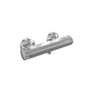 HSK Shower und Co Duscharmatur / Aufputz-Thermostat AquaXPro Rund, Chrom