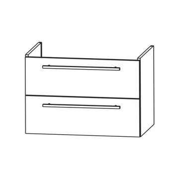 Laguna Waschtischunterschrank 70 cm Skizze