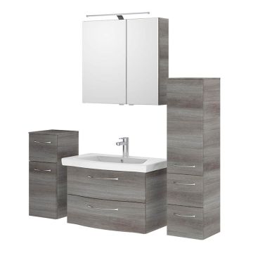 Pelipal Serie 6005 Badmöbel Set - SPRINT - 82 cm + 2x 30 cm