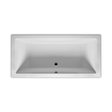 Riho Rechteck-Badewanne Lugo - Acryl - 200 x 90 cm, Farbe Weiß