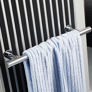 Handtuchhalter: mit Handtuchhalter, chrom, 581 mm breit