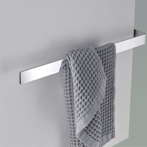 Handtuchhalter: mit Handtuchhalter, einseitig offen, 290 mm in chrom