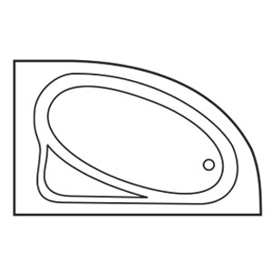 Ausführung Badewanne: Links