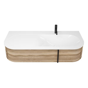 Ausführung Waschtisch mit Unterschrank: Beckenmulde rechts