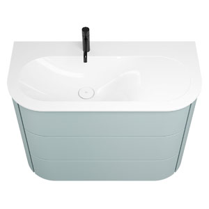 Ausführung Waschtisch mit Unterschrank: Beckenmulde links