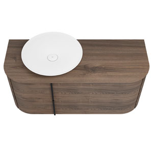 Ausführung Waschtisch mit Unterschrank: Becken links