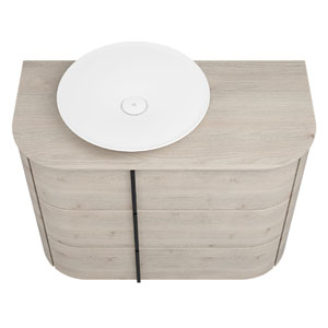 Ausführung Waschtisch mit Unterschrank: Becken links