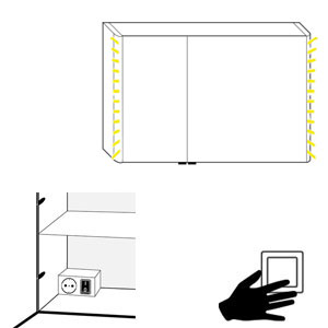Schalter für Beleuchtung: Schalter und Raumschaltung