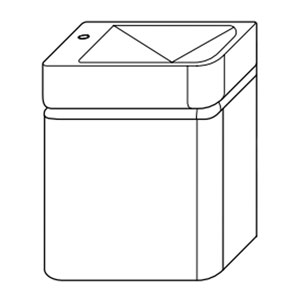 Ausführung Waschtisch: Beckenmulde rechts