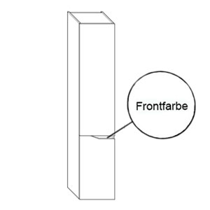 Griffvariante: Griffmulde in Frontfarbe