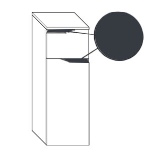 Griffvariante: Griffmulde in Anthrazit