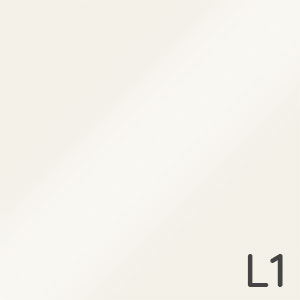 Front- und Korpusfarbe: Weiß Hochglanz