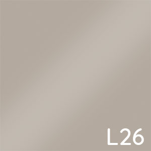 Front- und Korpusfarbe: Lichtgrau Hochglanz