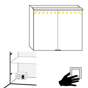 Schalter für Beleuchtung: Raumschaltung
