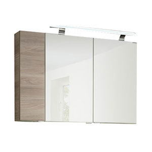 Ausführung Spiegelschrank: Hängeschrank Steinesche links