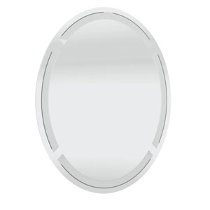 Ausführung Flächenspiegel: 2 x Flächenspiegel oval