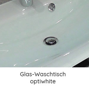 Waschtisch-Typ / -Farbe: Glas-Waschtisch optiwhite