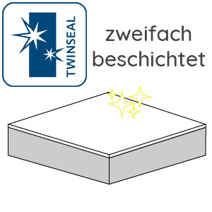 Beschichtung: mit TwinSeal-Beschichtung