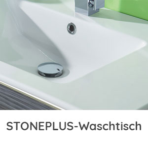 Waschtisch-Typ / -Farbe: STONEPLUS-WT weiß 60,6 cm - ohne LED-Beleuchtung