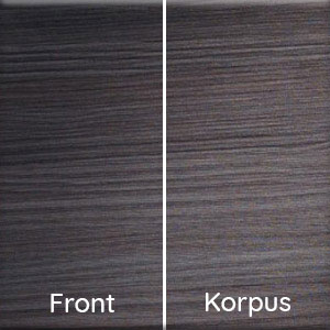 Front- und Korpusfarbe Waschtischunterschrank: Dark Oak
