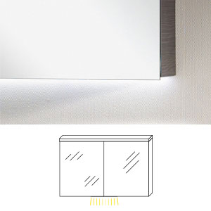 Indirekte Beleuchtung: Ambiente LED Beleuchtung, Breite 700 mm