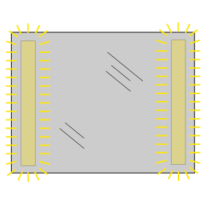 Spiegel-Beleuchtung: LED Beleuchtung
