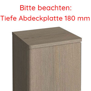 Abdeckplatte: Abdeckplatte 30,2 cm - Stärke 28 mm