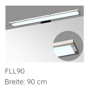 Aufsatzleuchte: LED 17,0 Watt - 6000 K, 90 cm
