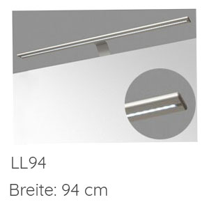 Aufsatzleuchte: LED 7,4 Watt - 6000 Kelvin, 94 cm