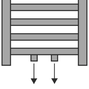Anschlussvariante: Mittenanschluss