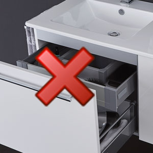 Ausführung Waschtischunterschrank: ohne Innenschubkasten