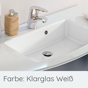 Waschtisch-Typ / -Farbe: Glaswaschtisch 121 cm