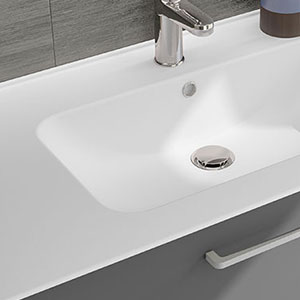 Waschtisch-Farbe: Weiß Matt