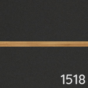 Frontfarbe: Schwarz Matt - Holz Einlage