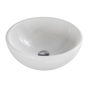 Waschtisch-Typ: 31 cm - Keramik, Zwangsablauf, ohne Hahnloch