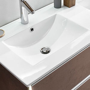 Waschtisch-Typ: Keramikwaschtisch - 121 cm