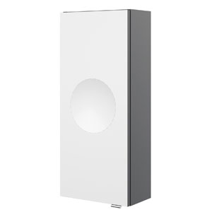 Ausführung Spiegelschrank: Lupenspiegel links