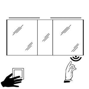 Schalter für Beleuchtung: Schalter und Sensorschalter