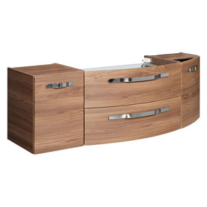 Ausführung Waschtischunterschrank: mit 2 Drehtüren und 2 Auszügen