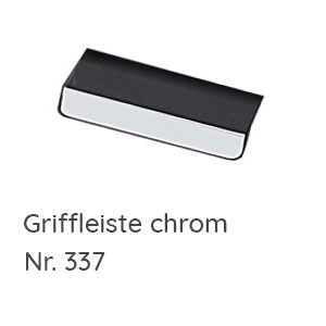 Griffvariante: Griffleiste chrom