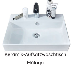 Waschtisch-Typ: Málaga, Weiß