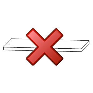 Ausschnitt Waschtischplatte: ohne Ausschnitt