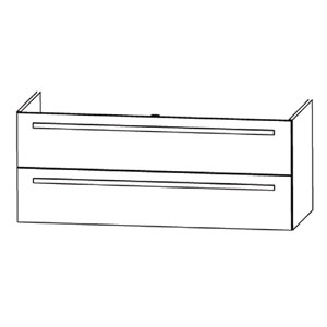 Waschtischunterschrank: für Glas-Waschtisch 1200 mm Breite