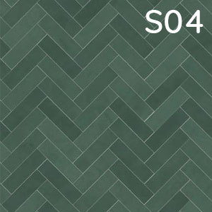 Motiv: Fliese Fischgräte-Grün