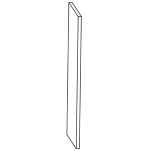 Seitenaufdopplung: für Oberschränke - 800 mm Höhe